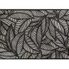 Table Accents Cut-Out Placemat 45x30cm Leaf Black