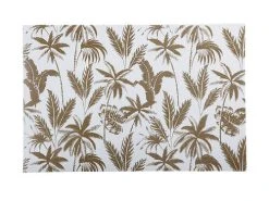 Table Accents Jungle Placemat 45x30cm White W/Gld