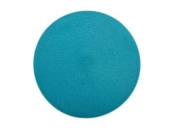 Table Accents Round Placemat 38cm Turquoise