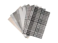 Table Accents Placemat 45x30cm White Grey Check 5 Table Accents Placemat 45x30cm White Grey Check -Table Accents Shop gi0369 type