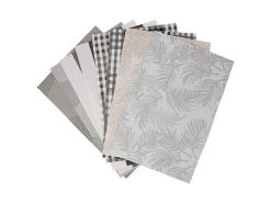 Table Accents Placemat 45x30cm Frond Silver White -Table Accents Shop gi0371 type