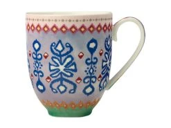 Teas & C's Zanzibar Coupe Mug 440ML Ikat Gift Boxed