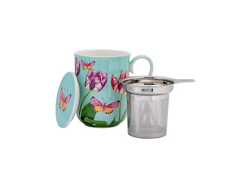 Gabby Malpas Posey Mug With Infuser 340ML Tulip Love Gift Boxed 1 Gabby Malpas Posey Mug With Infuser 340ML Tulip Love Gift Boxed