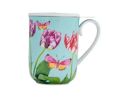 Gabby Malpas Posey Mug With Infuser 340ML Tulip Love Gift Boxed 3 Gabby Malpas Posey Mug With Infuser 340ML Tulip Love Gift Boxed - Image 3