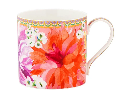Teas & C's Dahlia Daze Mug 430ML Pink Gift Boxed 1 Teas & C's Dahlia Daze Mug 430ML Pink Gift Boxed