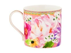 Teas & C's Dahlia Daze Mug 430ML Pink Gift Boxed 5 Teas & C's Dahlia Daze Mug 430ML Pink Gift Boxed -Table Accents Shop hv0358 side