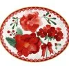 Mistletoe Oval Platter 25x19cm Gift Boxed