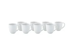 Radiance Mug 400ML Set Of 8 White Gift Boxed