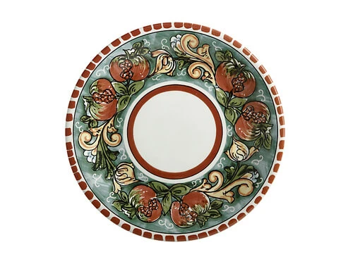 Ceramica Salerno Plate 26.5cm Pomegranates 1 Ceramica Salerno Plate 26.5cm Pomegranates