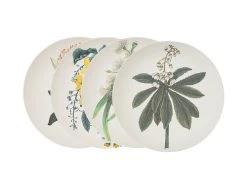 The Blck Pen Golden Summer Bamboo Plate 20cm Set Of 4 Assorted