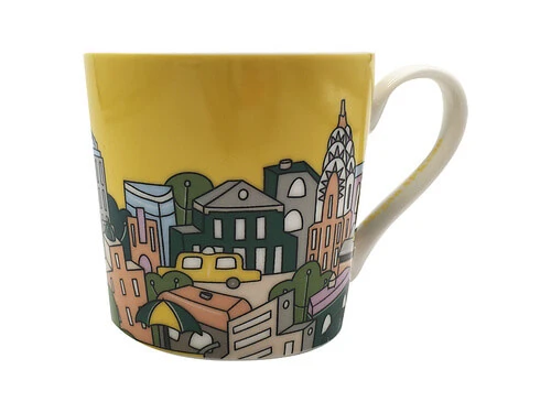 Megan McKean Cities Mug 430ML New York Gift Boxed 1 Megan McKean Cities Mug 430ML New York Gift Boxed