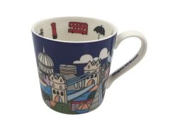 Megan McKean Cities Mug 430ML London Gift Boxed 4 Megan McKean Cities Mug 430ML London Gift Boxed -Table Accents Shop kl0035 1f 1