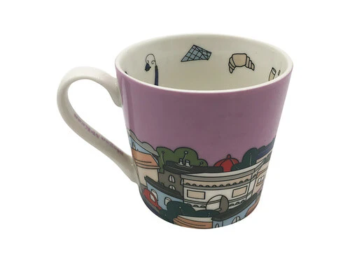Megan McKean Cities Mug 430ML Paris Gift Boxed 3 Megan McKean Cities Mug 430ML Paris Gift Boxed - Image 3