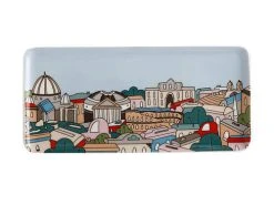 Megan McKean Cities Rectangular Plate 25x12cm Rome Gift Boxed 5 Megan McKean Cities Rectangular Plate 25x12cm Rome Gift Boxed -Table Accents Shop kl0045 2