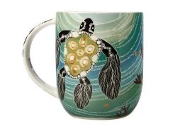 Melanie Hava Jugaig-Bana-Wabu Mug 440ML Turtles Gift Boxed -Table Accents Shop kl0058 1f