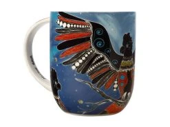 Melanie Hava Jugaig-Bana-Wabu Mug 440ML Black Cockatoos Gift Boxed -Table Accents Shop kl0059 1f