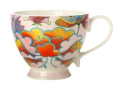 Gabby Malpas Sian Footed Mug 420ML Peony Love Gift Boxed -Table Accents Shop kl0098 2
