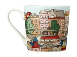 Megan McKean Cities Mug 430ML Amsterdam Gift Boxed -Table Accents Shop kl0152 1f 2