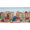 Megan McKean Cities Rectangle Plate 25x12cm Amsterdam Gift Boxed