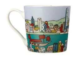 Megan McKean Cities Mug 430ML Hong Kong Gift Boxed 5 Megan McKean Cities Mug 430ML Hong Kong Gift Boxed -Table Accents Shop kl0156 1f 2