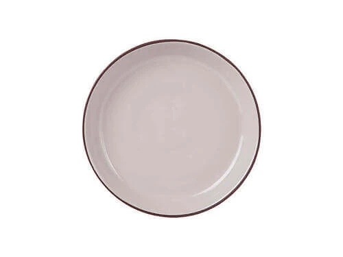 Sienna Deep Plate 19x3cm Taupe 2 Sienna Deep Plate 19x3cm Taupe - Image 2