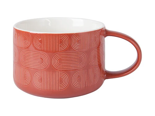 Crest Jumbo Mug 500ML Terracotta 1 Crest Jumbo Mug 500ML Terracotta