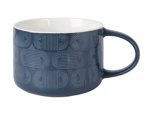 Crest Jumbo Mug 500ML Indigo Blue 1 Crest Jumbo Mug 500ML Indigo Blue