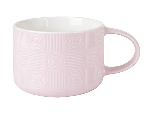 Crest Jumbo Mug 500ML Pink 1 Crest Jumbo Mug 500ML Pink