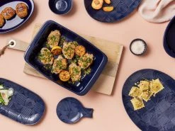 Arc Oblong Platter 33x18cm Indigo Blue Gift Boxed -Table Accents Shop maxwell williams arc indigo group 800x600 1