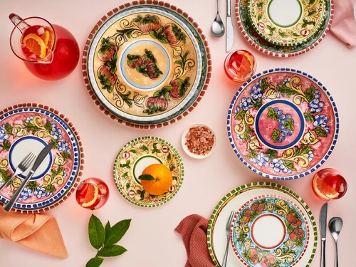 Ceramica Salerno Plate 26.5cm Grapes 2 Ceramica Salerno Plate 26.5cm Grapes - Image 2