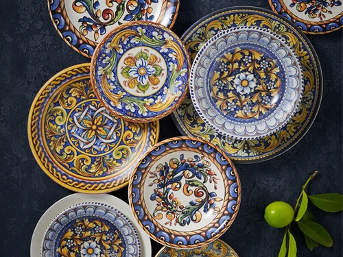 Ceramica Salerno Plate 20cm Trevi 2 Ceramica Salerno Plate 20cm Trevi - Image 2