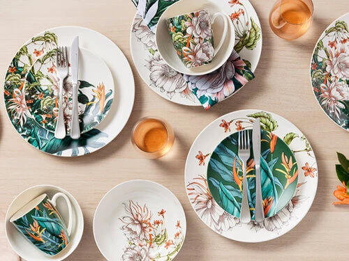 The Blck Pen Night Garden Coupe Mug 420ML Flower 3 The Blck Pen Night Garden Coupe Mug 420ML Flower - Image 3