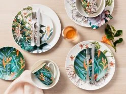 The Blck Pen Night Garden Coupe Dinner Plate 27.5cm Flower -Table Accents Shop maxwell williams night garden dinnerware 02 800x600