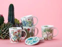 Royal Botanic Garden Arid Garden Mug 300ML Saguaro Gift Boxed -Table Accents Shop maxwell williams rbgv arid garden mugs