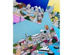 Megan McKean Cities Reversible Placemat 6pc Gift Pack -Table Accents Shop megan mckean cities placemats