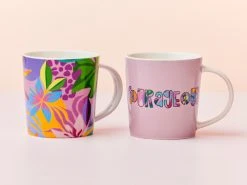 Kasey Rainbow Be Fierce Mug Set Of 2 380ML Courageous Gift Boxed -Table Accents Shop ss22 website maxwell williams kaseyrainbow befierce mugs courageous